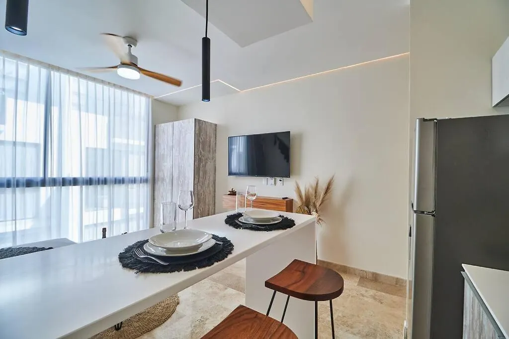 Ph Hamlet -Private Pool & Roof & Beach Club Access Tulum Appartamento